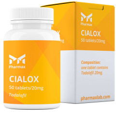 Tadalafil (Cialis) 50 pillen, 20 mg/tab
